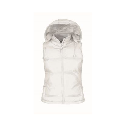 Afbeeldingen van B&C Bodywarmer hooded Zen+ dames 5JW935 wit XL