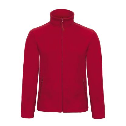Afbeeldingen van B&C Fleece jas ID.501 5FUI50 rood 2XL