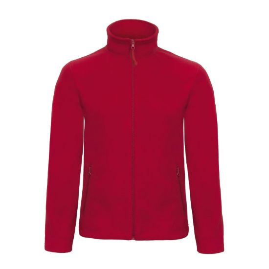 Afbeeldingen van B&C Fleece jas ID.501 5FUI50 rood 3XL