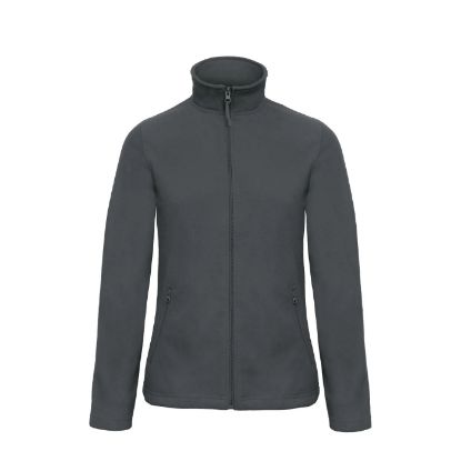 Afbeeldingen van B&C Fleece jas ID.501 dames 5FWI51 donkergrijs 3XL