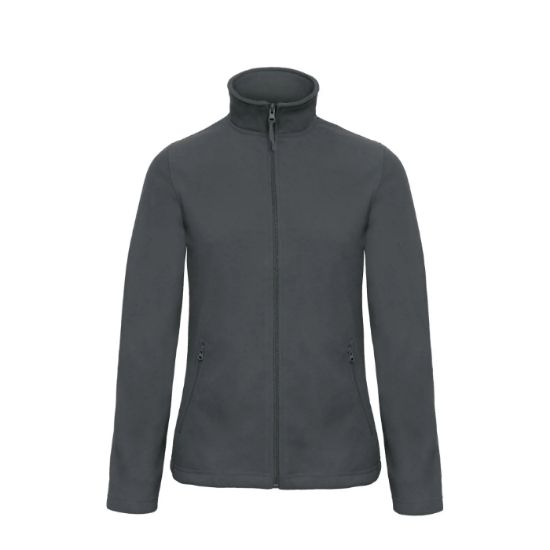 Afbeeldingen van B&C Fleece jas ID.501 dames 5FWI51 donkergrijs S