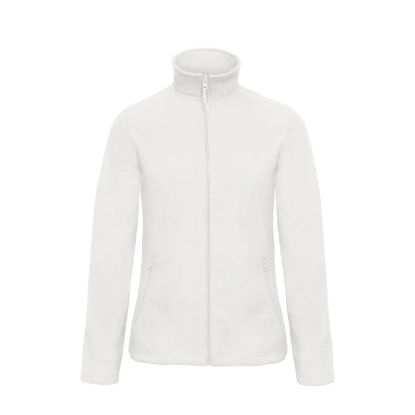 Afbeeldingen van B&C Fleece jas ID.501 dames 5FWI51 wit L