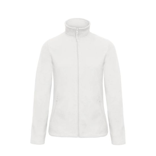 Afbeeldingen van B&C Fleece jas ID.501 dames 5FWI51 wit L