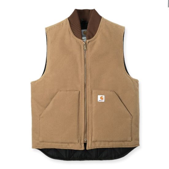 Afbeeldingen van CARHARTT Bodywarmer geïsoleerd RIB V01 106676 bruin XL