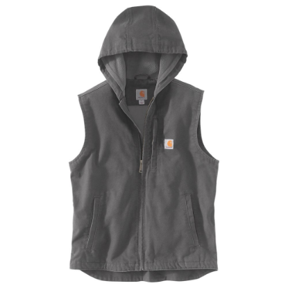 Afbeeldingen van CARHARTT Bodywarmer washed duck knoxville 103837 gravel 2XL