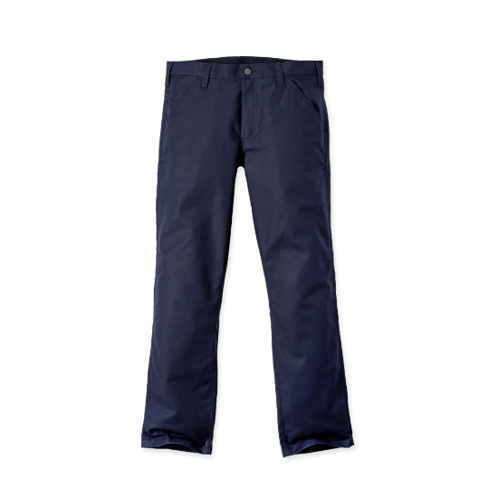 Afbeeldingen van CARHARTT Canvas broek rugged stretch 103109 navy W33/L32
