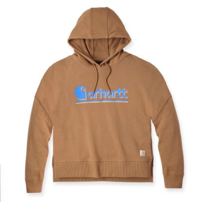 Afbeeldingen van CARHARTT Hoodie Fiber-serie dames 106918 bruin XL