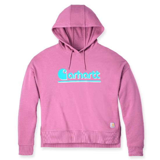 Afbeeldingen van CARHARTT Hoodie Fiber-serie dames 106918 woodrose S