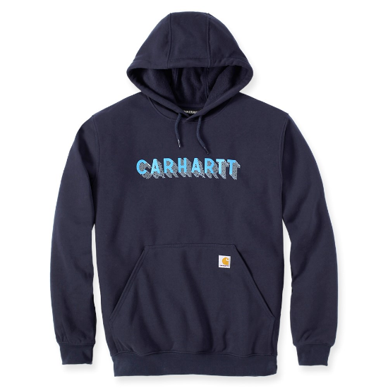 Afbeeldingen van CARHARTT Hoodie grafische print regenbestendig 105944 new navy L