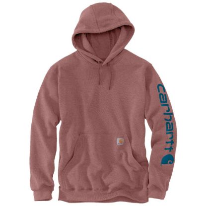Afbeeldingen van CARHARTT Hoodie logo sleeve K288 apple butter heather L