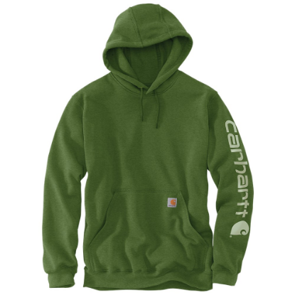 Afbeeldingen van CARHARTT Hoodie logo sleeve K288 arborvitae heather XL