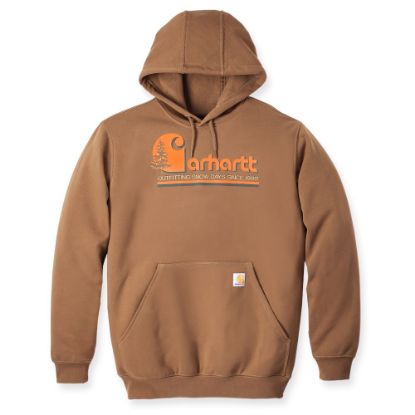 Afbeeldingen van CARHARTT Hoodie met grafische print 106498 bruin 2XL
