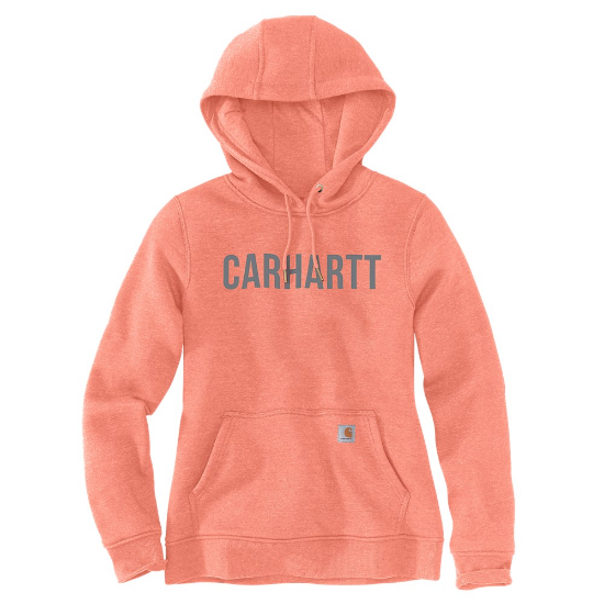 Afbeeldingen van CARHARTT Hoodie met grafische print dames 105639 hibiscus heather M