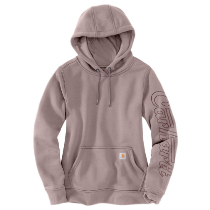 Afbeeldingen van CARHARTT Hoodie waterbestendig dames 105996 mink M