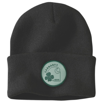 Afbeeldingen van CARHARTT Muts knit shamrock 105690 zwart onesize