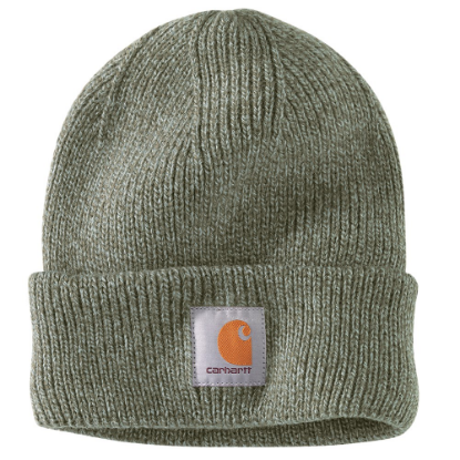 Afbeeldingen van CARHARTT Muts ribgebreid 105560 dames basil jade marl onesize