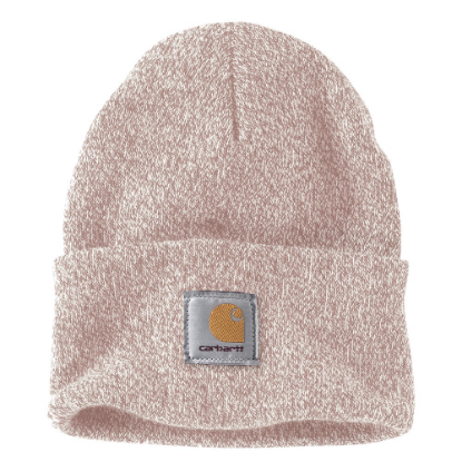 Afbeeldingen van CARHARTT Muts ribgebreid A18 ash rose marshmallow onesize