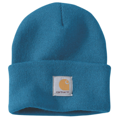 Afbeeldingen van CARHARTT Muts ribgebreid A18 marine blue onesize