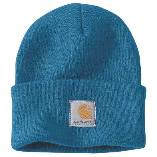 Afbeeldingen van CARHARTT Muts ribgebreid A18 marine blue onesize