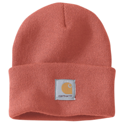 Afbeeldingen van CARHARTT Muts ribgebreid A18 terracotta onesize