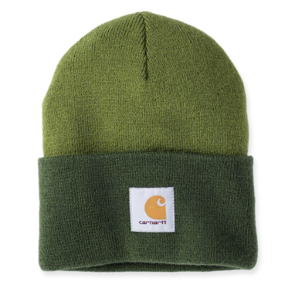 Afbeeldingen van CARHARTT Muts ribgebreid twee kleuren 106065 light moss onesize