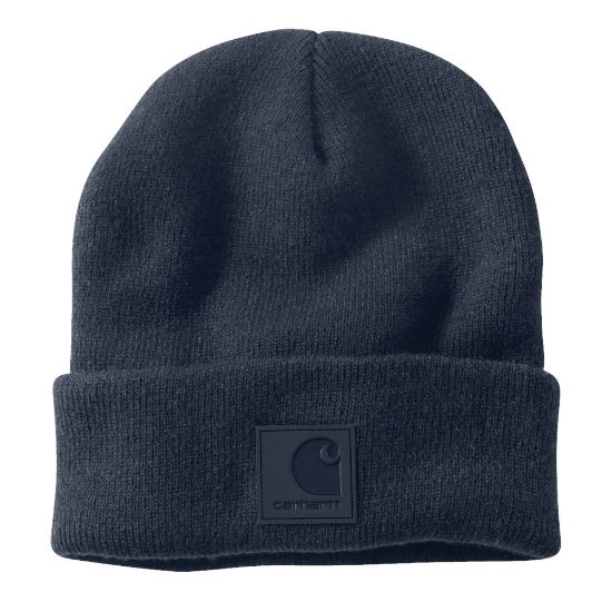Afbeeldingen van CARHARTT Muts zwart Label Watch Hat 101070 navy onesize