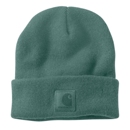Afbeeldingen van CARHARTT Muts zwart Label Watch Hat 101070 slate green onesize