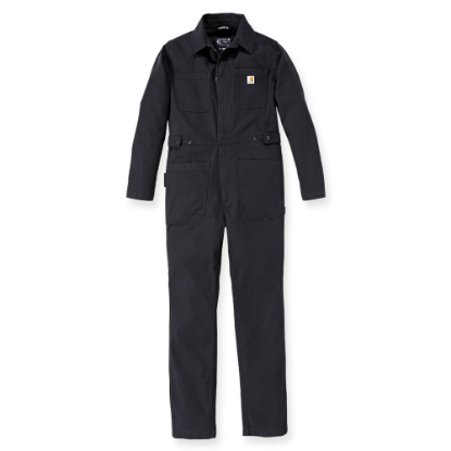 Afbeeldingen van CARHARTT Overall canvas relaxed fit dames 106071 zwart XL
