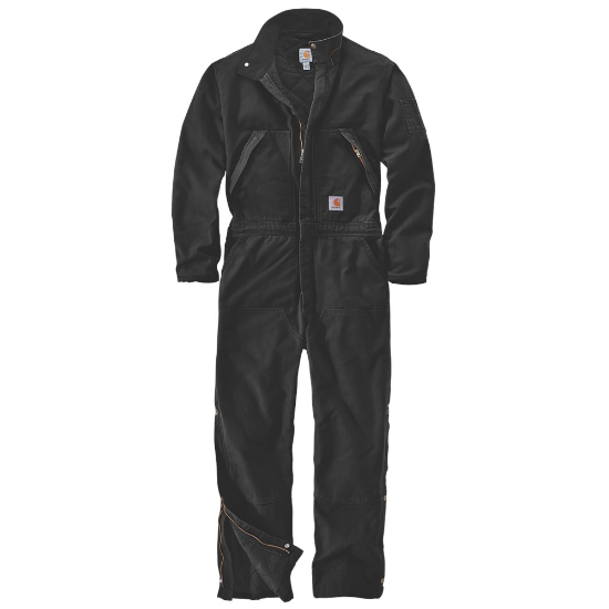 Afbeeldingen van CARHARTT Overall geïsoleerd washed duck 104396 zwart L