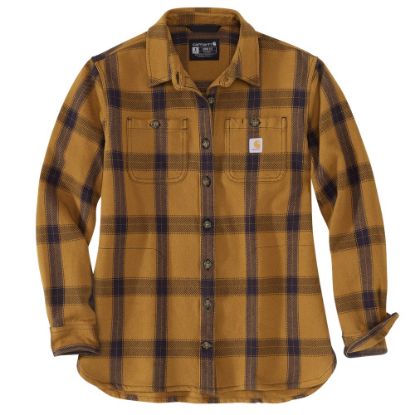 Afbeeldingen van CARHARTT Overhemd geruit TWILL dames 105576 bruin S