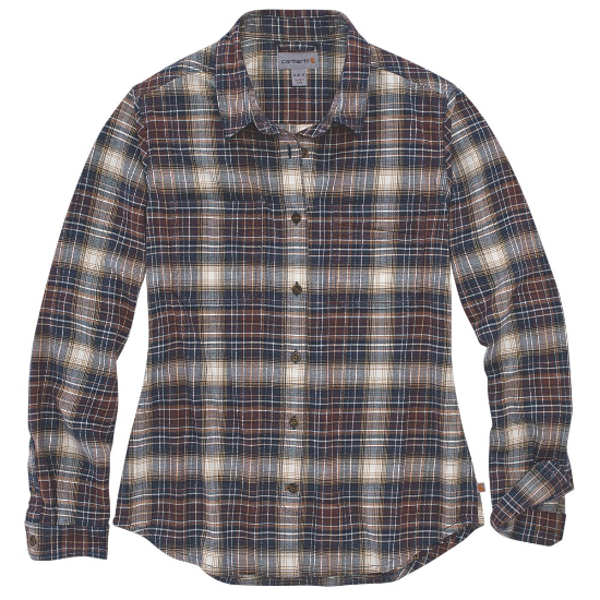 Afbeeldingen van CARHARTT Overhemd Hamilton flannel dames 104516 twilight S