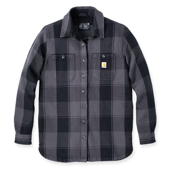Afbeeldingen van CARHARTT Overhemd Loose Fit Twill dames 106450 zwart XL