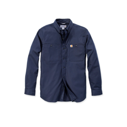 Afbeeldingen van CARHARTT Overhemd rugged prof 102538 navy M