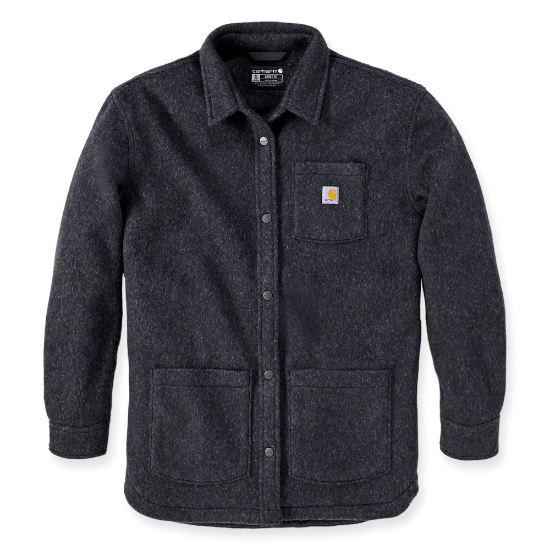 Afbeeldingen van CARHARTT Overhemd wol dames 105988 zwart heather L