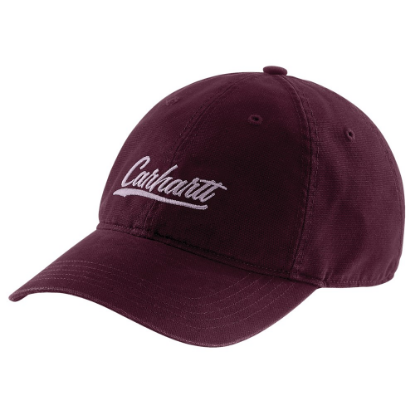 Afbeeldingen van CARHARTT Pet Canvas script grafische print dames 105247 blackberry onesize