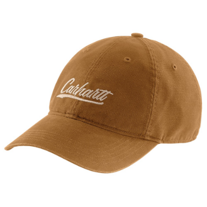 Afbeeldingen van CARHARTT Pet Canvas script grafische print dames 105247 bruin onesize