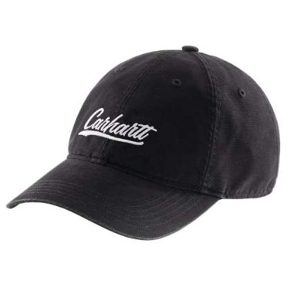 Afbeeldingen van CARHARTT Pet Canvas script grafische print dames 105247 zwart onesize