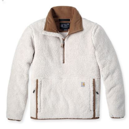 Afbeeldingen van CARHARTT Pullover fleece Loose Fit dames 106470 oat milk S