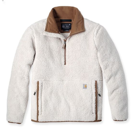 Afbeeldingen van CARHARTT Pullover fleece Loose Fit dames 106470 oat milk XS