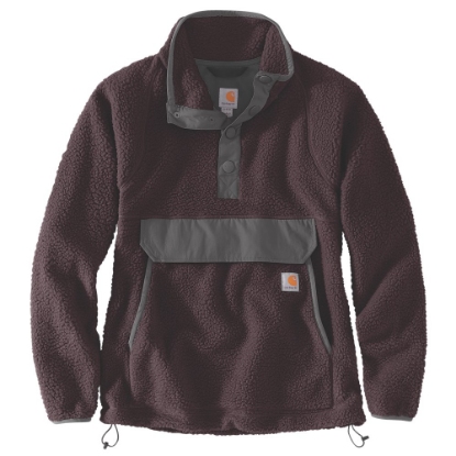 Afbeeldingen van CARHARTT Pullover fleece relaxed fit dames 104922 blackberry heather L