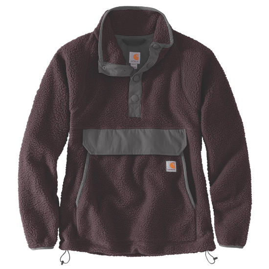 Afbeeldingen van CARHARTT Pullover fleece relaxed fit dames 104922 blackberry heather XS