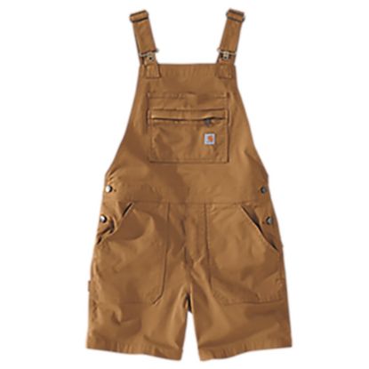 Afbeeldingen van CARHARTT Shortall canvas relaxed fit dames 106197 bruin S