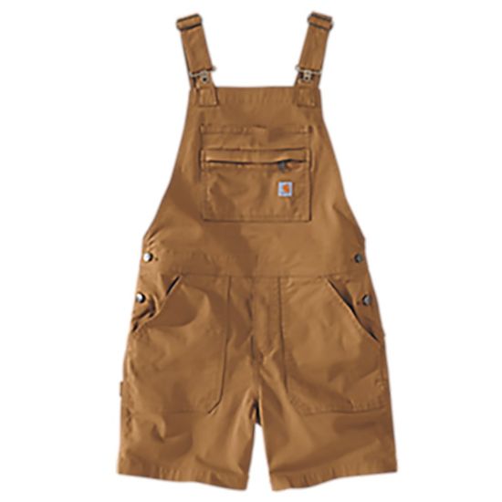 Afbeeldingen van CARHARTT Shortall canvas relaxed fit dames 106197 bruin L