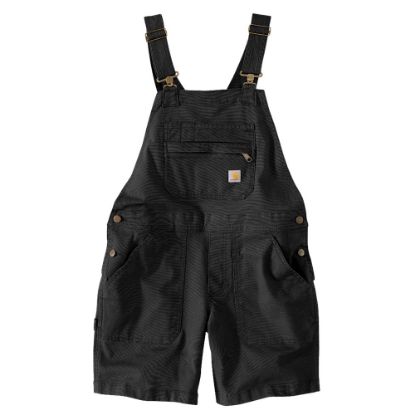 Afbeeldingen van CARHARTT Shortall canvas relaxed fit dames 106197 zwart L