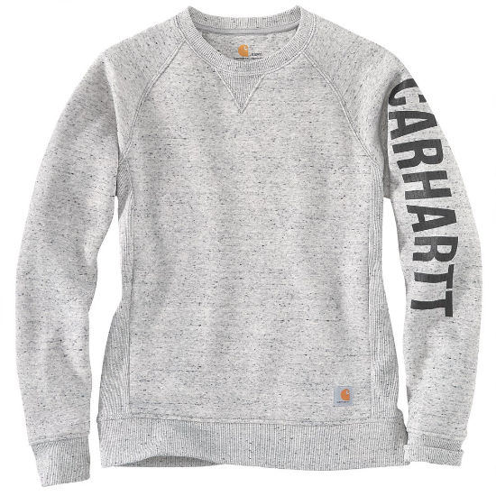 Afbeeldingen van CARHARTT Sweatshirt Clarksburg ronde hals dames 104410 asphalt heather nep S