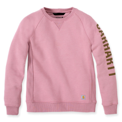 Afbeeldingen van CARHARTT Sweatshirt Clarksburg ronde hals dames 104410 foxglove heather XL