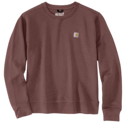 Afbeeldingen van CARHARTT Sweatshirt French Terry ronde hals dames 106179 apple butter L