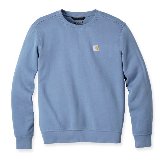 Afbeeldingen van CARHARTT Sweatshirt French Terry ronde hals dames 106179 thundercloud L