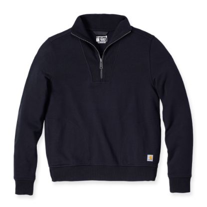 Afbeeldingen van CARHARTT Sweatshirt halve-rits Fiber-serie dames 106451 zwart M