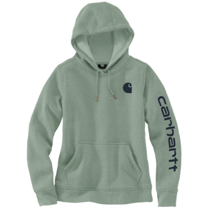 Afbeeldingen van CARHARTT Sweatshirt lange mouwen met grafische print dames 102791 jade heather XS